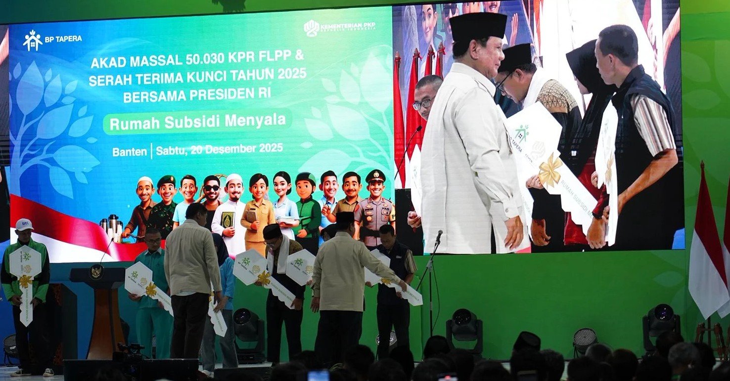 Presiden Prabowo Apresiasi Akad Massal 50.030 Rumah Subsidi, Mudahkan Rakyat Miliki Hunian Terjangkau Dengan Cepat