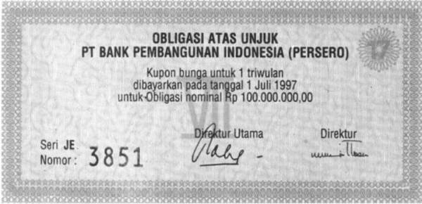 Surat Berharga dalam Sistem Perdagangan dan Pasar Modal Indonesia